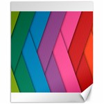 Abstract Background Colorful Strips Canvas 16  x 20  15.75 x19.29  Canvas - 1