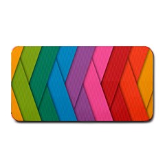 Abstract Background Colorful Strips Medium Bar Mats by Simbadda