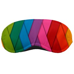 Abstract Background Colorful Strips Sleeping Masks by Simbadda