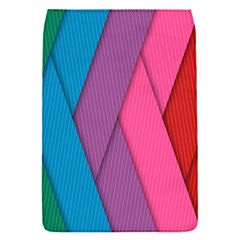 Abstract Background Colorful Strips Removable Flap Cover (s) by Simbadda