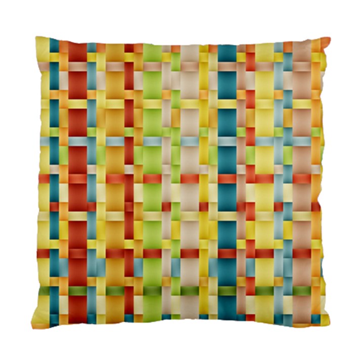 Woven Pattern Background Yellow Standard Cushion Case (One Side)