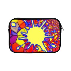 Embroidery Dab Color Spray Apple Ipad Mini Zipper Cases by Simbadda