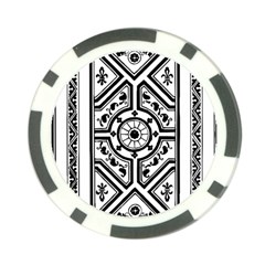 Monastic Antique Scroll Fruit Poker Chip Card Guard by Simbadda