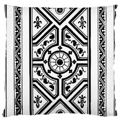 Monastic Antique Scroll Fruit Standard Flano Cushion Case (one Side) by Simbadda