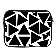 Black Triangle Apple Ipad 2/3/4 Zipper Cases by Simbadda