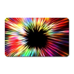 Color Background Structure Lines Magnet (rectangular) by Simbadda