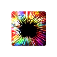 Color Background Structure Lines Square Magnet by Simbadda