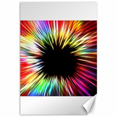 Color Background Structure Lines Canvas 12  X 18  by Simbadda