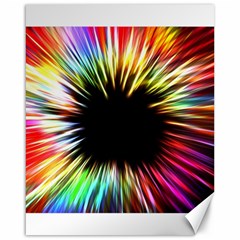 Color Background Structure Lines Canvas 16  X 20  by Simbadda