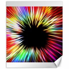 Color Background Structure Lines Canvas 20  X 24  by Simbadda