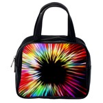 Color Background Structure Lines Classic Handbag (One Side) Front