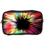 Color Background Structure Lines Toiletries Bag (Two Sides) Back