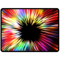 Color Background Structure Lines Fleece Blanket (large)  by Simbadda