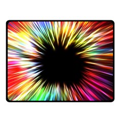 Color Background Structure Lines Fleece Blanket (small) by Simbadda