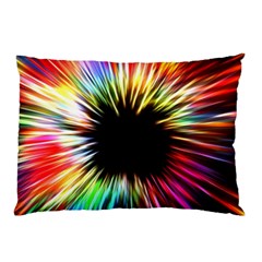 Color Background Structure Lines Pillow Case (two Sides) by Simbadda