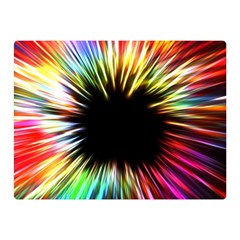 Color Background Structure Lines Double Sided Flano Blanket (mini)  by Simbadda