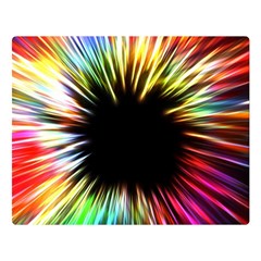 Color Background Structure Lines Double Sided Flano Blanket (large)  by Simbadda