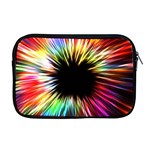 Color Background Structure Lines Apple MacBook Pro 17  Zipper Case Front