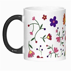 Flowers Pattern Texture Nature Morph Mugs by Simbadda