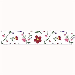 Flowers Pattern Texture Nature Small Bar Mats by Simbadda