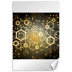 Block Chain Data Records System Canvas 24  X 36  by Simbadda