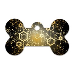 Block Chain Data Records System Dog Tag Bone (two Sides) by Simbadda