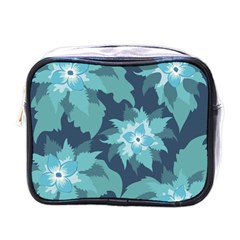 Graphic Design Wallpaper Abstract Mini Toiletries Bag (one Side) by Simbadda