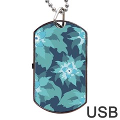 Graphic Design Wallpaper Abstract Dog Tag Usb Flash (one Side) by Simbadda