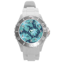 Graphic Design Wallpaper Abstract Round Plastic Sport Watch (l) by Simbadda