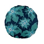 Graphic Design Wallpaper Abstract Standard 15  Premium Flano Round Cushions Back