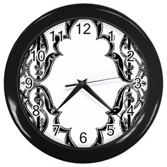 Holbein Antique Scroll Fruit Wall Clock (black) by Simbadda