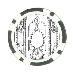 Leighton Floriated Antique Scroll Poker Chip Card Guard by Simbadda