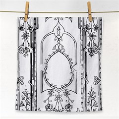 Leighton Floriated Antique Scroll Face Towel by Simbadda