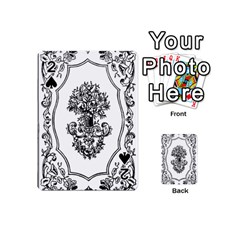 Floriated Antique Scroll Fruit Playing Cards 54 (mini) by Simbadda