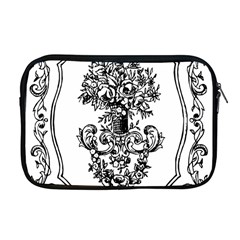 Floriated Antique Scroll Fruit Apple Macbook Pro 17  Zipper Case by Simbadda