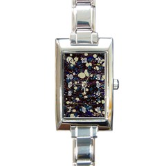 Marble Rock Comb Antique Rectangle Italian Charm Watch by Simbadda