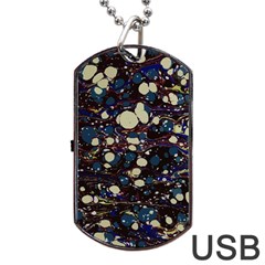 Marble Rock Comb Antique Dog Tag Usb Flash (one Side) by Simbadda