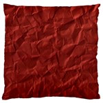 Crumpled Paper Large Cushion Case (One Side) Front