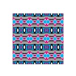 Blue pink shapes rows.jpg                                                       Satin Bandana Scarf Front