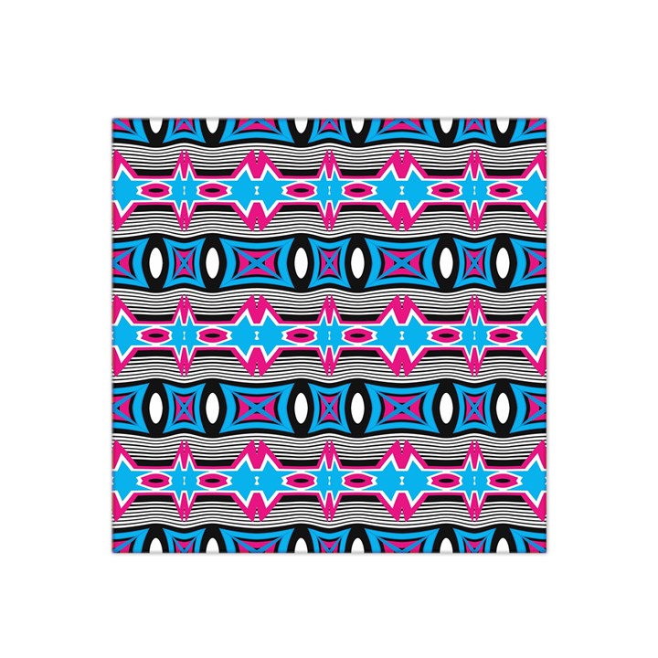 Blue pink shapes rows.jpg                                                       Satin Bandana Scarf