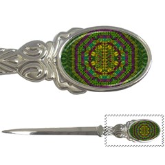 Butterfly Flower Jungle And Full Of Leaves Everywhere Letter Opener by pepitasart