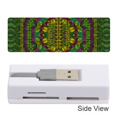 Butterfly Flower Jungle And Full Of Leaves Everywhere Memory Card Reader (stick) by pepitasart