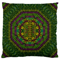 Butterfly Flower Jungle And Full Of Leaves Everywhere Standard Flano Cushion Case (two Sides) by pepitasart