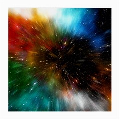 Universe Galaxy Sun Star Movement Medium Glasses Cloth (2-side) by Simbadda