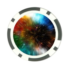 Universe Galaxy Sun Star Movement Poker Chip Card Guard by Simbadda