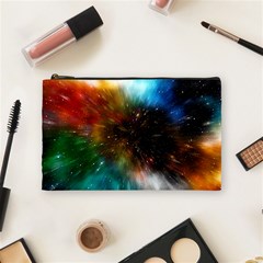 Universe Galaxy Sun Star Movement Cosmetic Bag (medium) by Simbadda