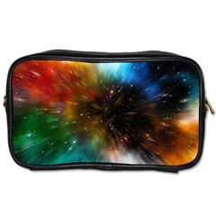 Universe Galaxy Sun Star Movement Toiletries Bag (two Sides) by Simbadda