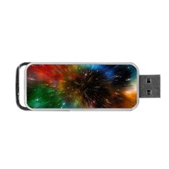 Universe Galaxy Sun Star Movement Portable Usb Flash (two Sides) by Simbadda