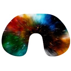 Universe Galaxy Sun Star Movement Travel Neck Pillows by Simbadda