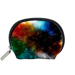 Universe Galaxy Sun Star Movement Accessory Pouch (small) by Simbadda